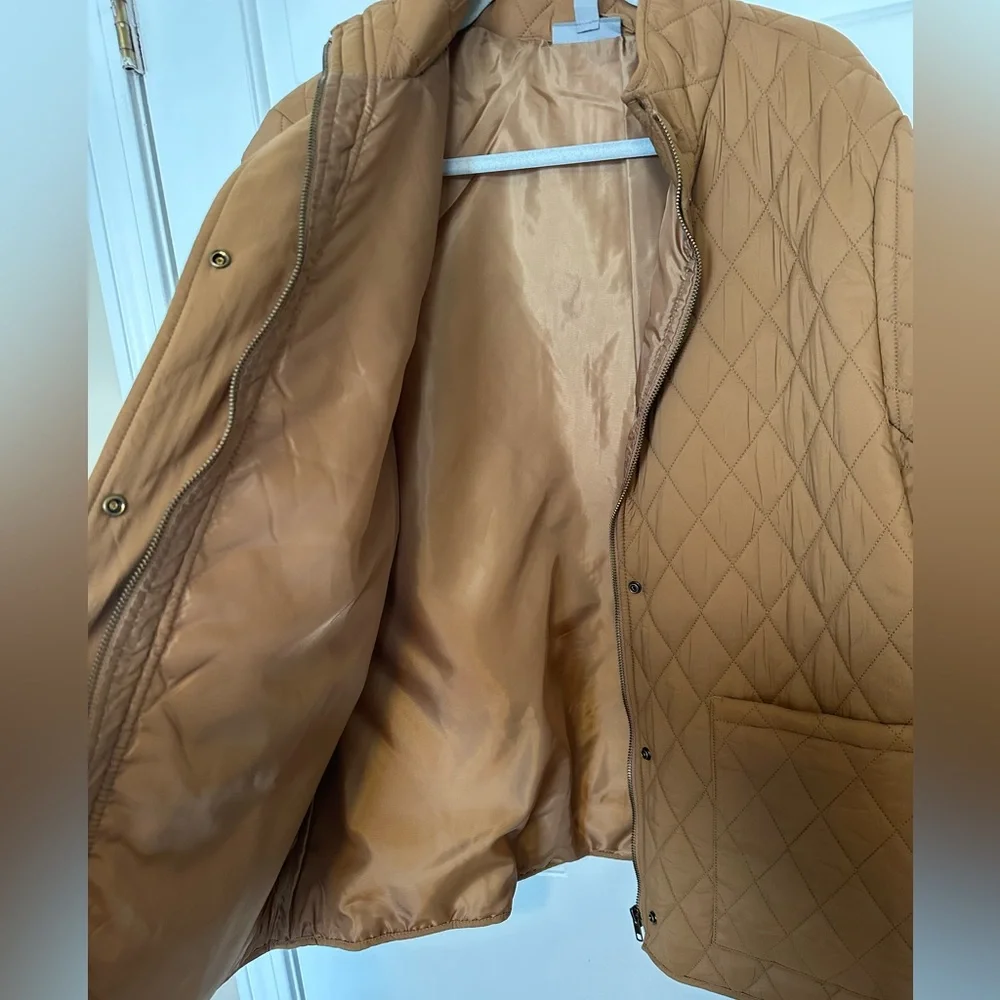 Quilted Button Front Jacket - Picture 6 of 6